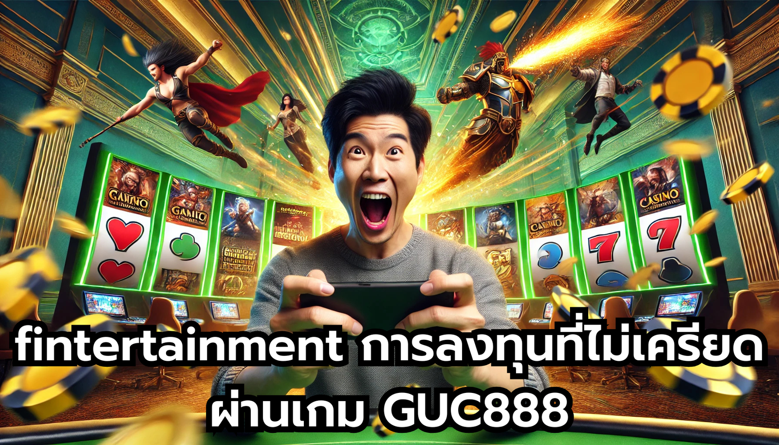 fintertainment การลงทุนที่ไม่เครียดผ่านเกม GUC888